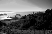 Porto di Ancona B/N